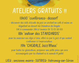 Ateliers Gratuits Jazz’Muse 2025